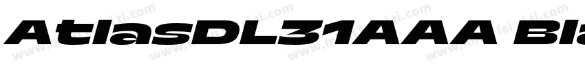 AtlasDL31AAA Black字体转换
